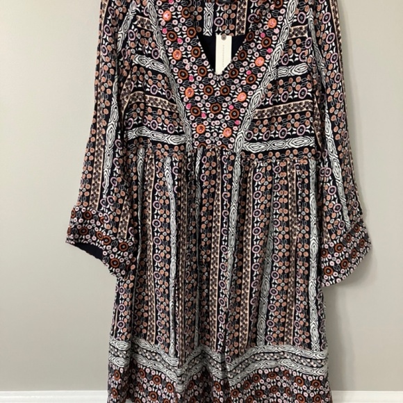 Maeve Naomi Embroidered Tunic Dress, XS - Picture 3 of 7